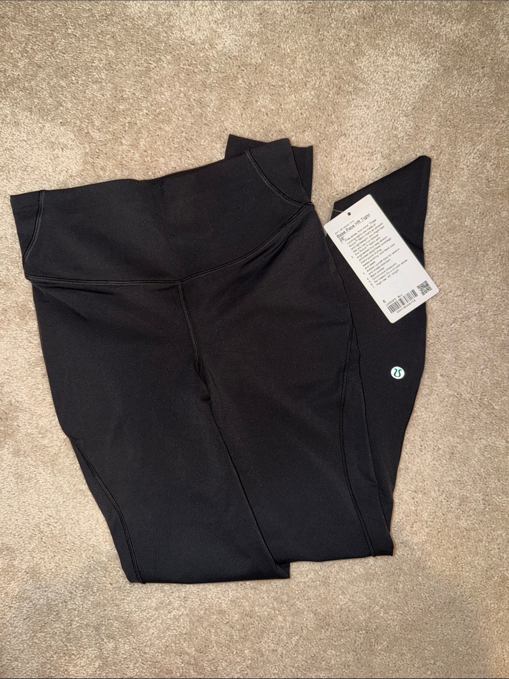 lululemon athletica base pace HR black leggings